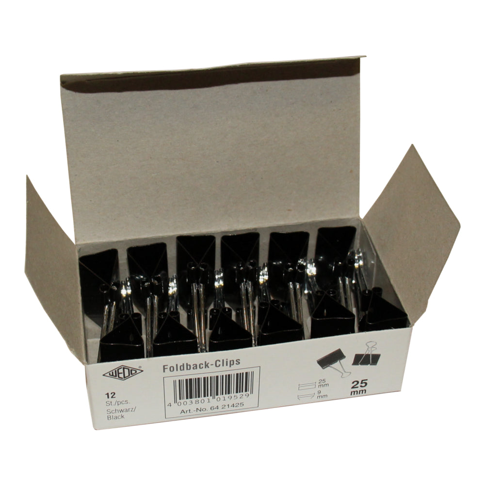 WEDO® Foldback-Klammern 25 mm
