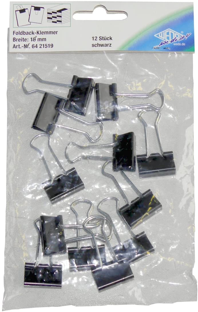 WEDO® Foldback-Klammern 19 mm