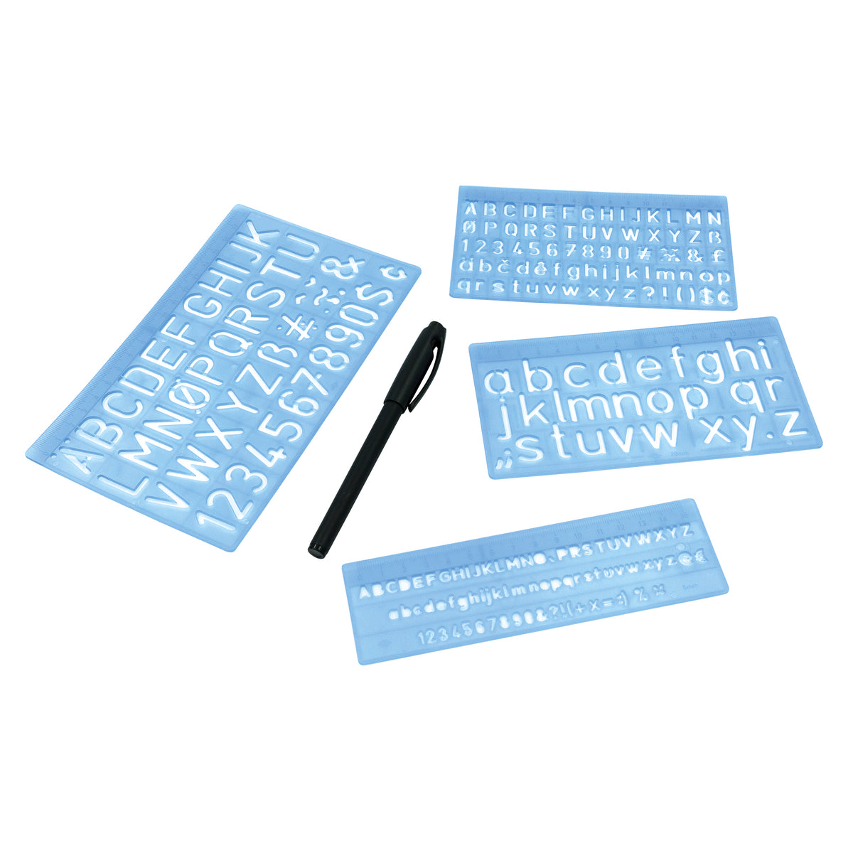 WEDO® Schriftschablonen 3er- Set