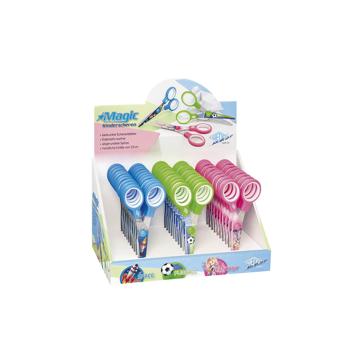 WEDO® Kinderscheren MAGIC im 30er Display