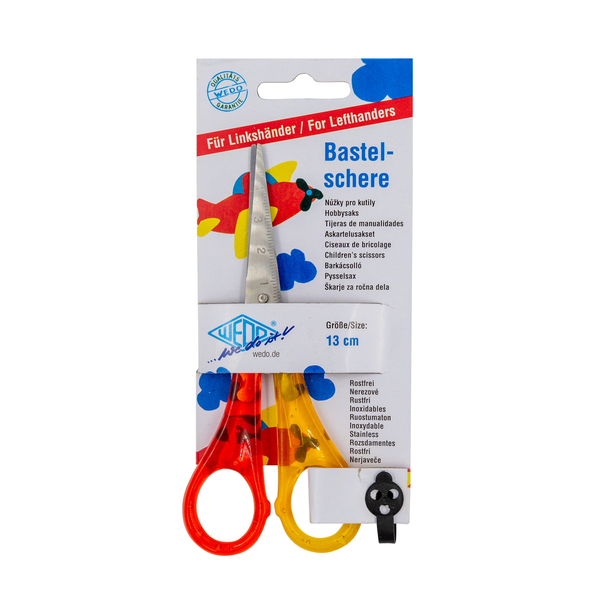 WEDO® Bastelschere spitz für Linkshänder
