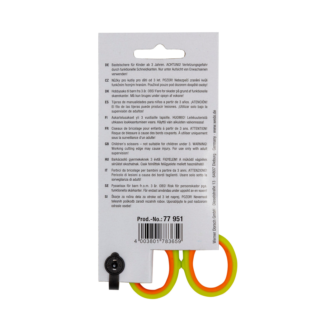 WEDO® Kinderschere Soft-KID® für Linkshänder