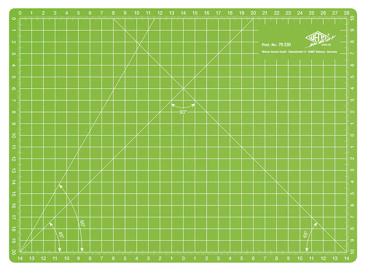 WEDO® Cutting Mat Schneidematte 30 cm COMFORTLINE