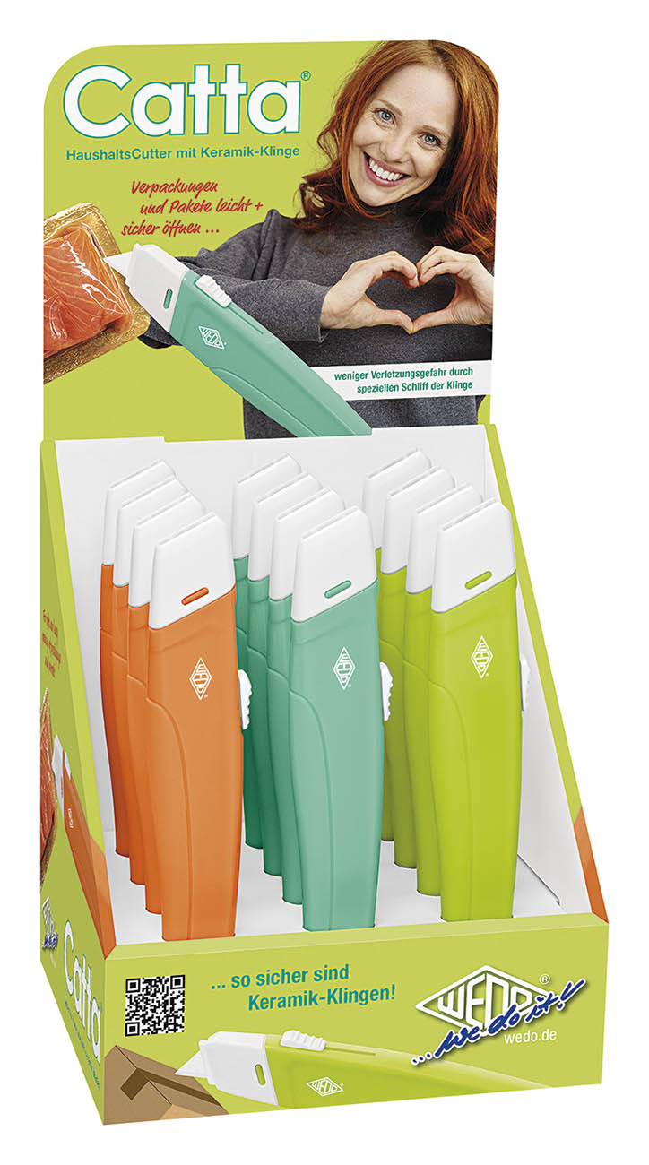 WEDO® Keramik-Cutter CATTA® im 12er Display