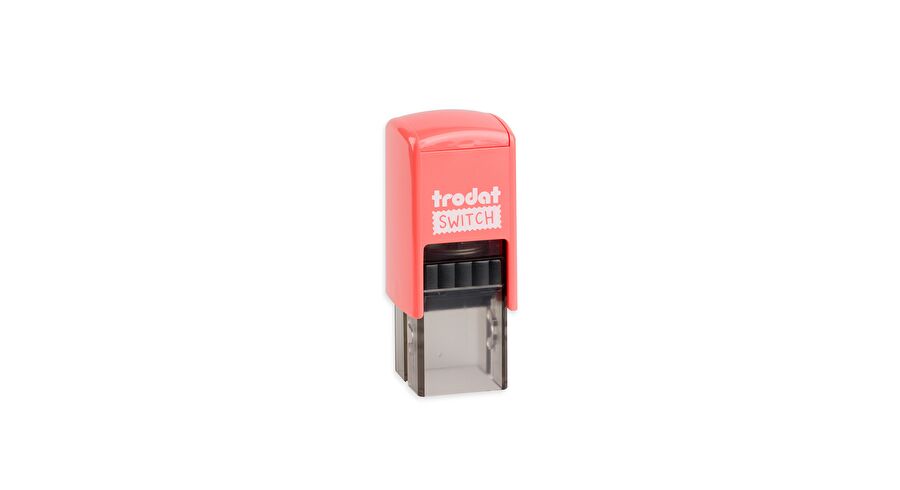 0511002481_trodat_Switch_Selbstgemachtes_koralle_weisser_Hintergrund_front_gedreht_rechts_1x1_RGB_Prod.jpg