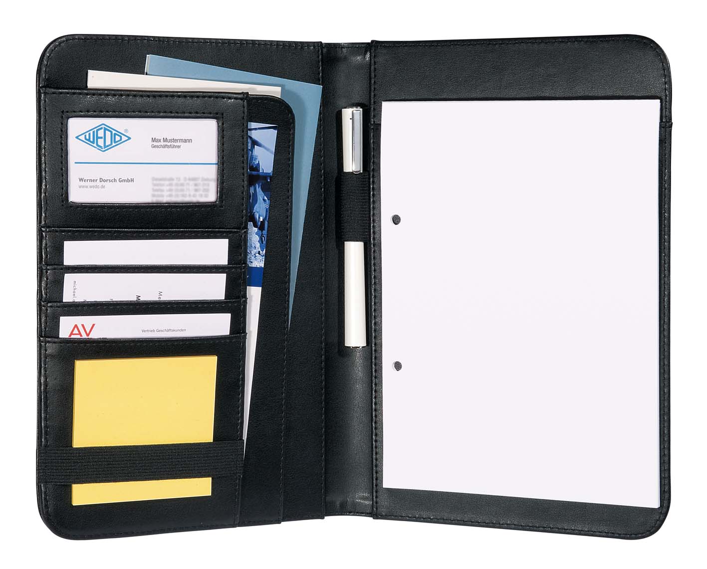  Wedo Document Case and Conference Portfolio - Black : Office  Products